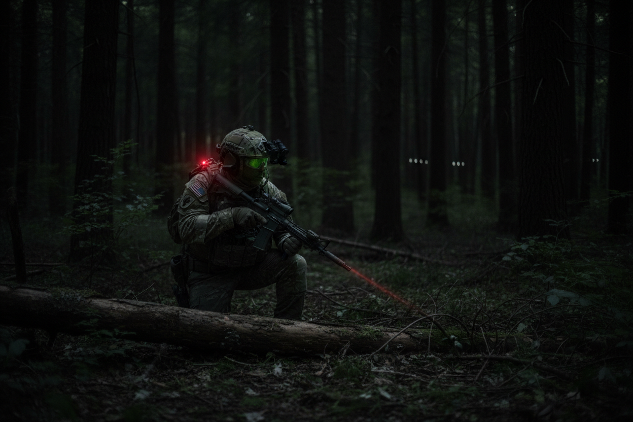 Understanding Light Discipline: How Off-Axis IR and Strobe Flashes Work in Night Operations