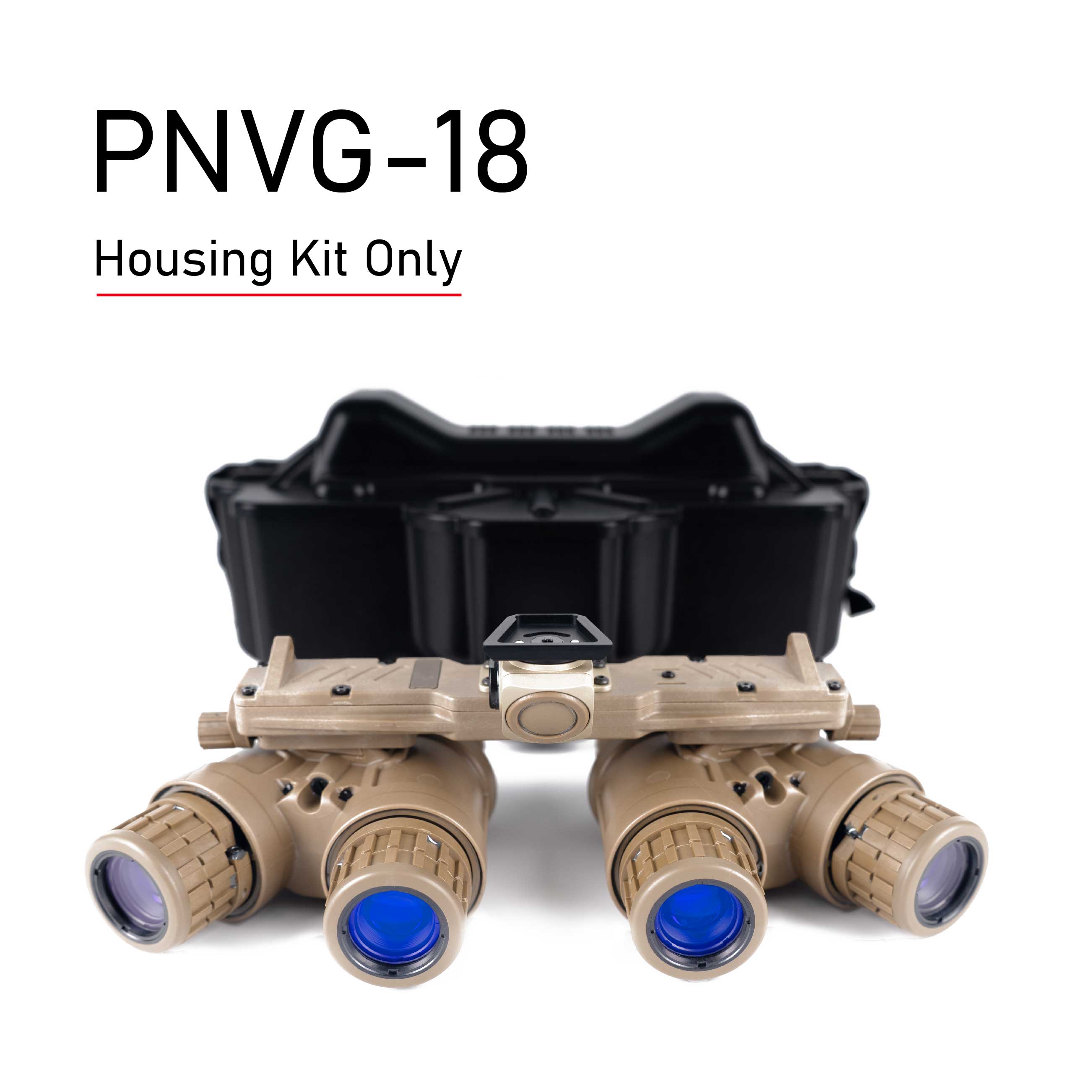 PNVG-18 Housing kit with lenses (Includes black box/hard case/Light Weight Night Vision Mount/battery pack/objective lens High Light Filters)