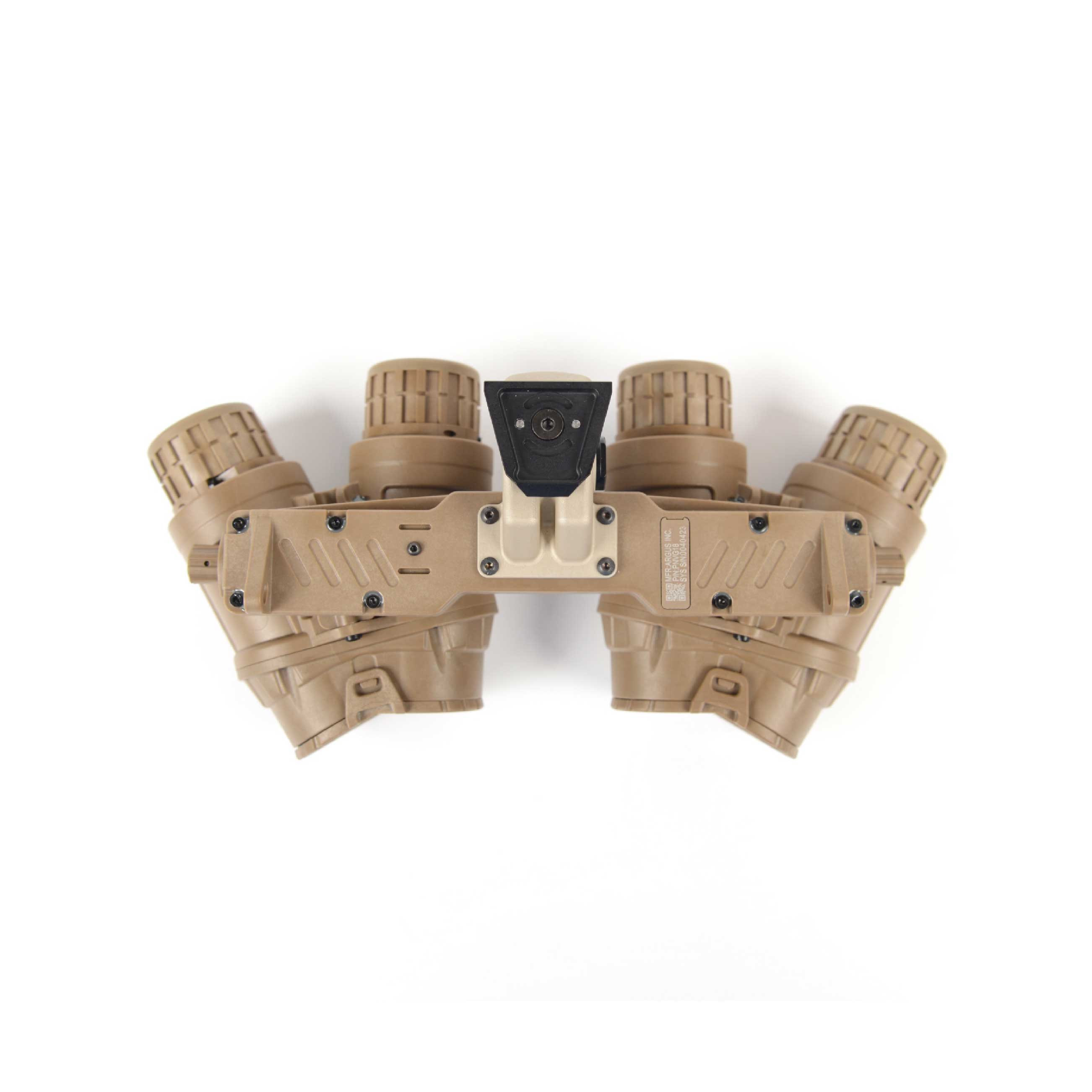 ARGUS PNVG-18 Panoramic Night Vision Goggles with NNVT Gen2+ FOM1400+ White Phosphor Tubes and 3-Wire Configuration