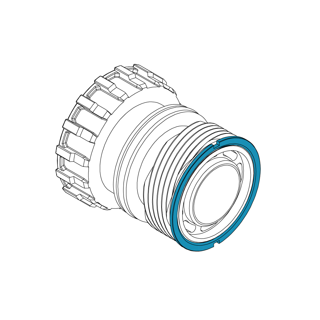 PVS-14 Objective lens close focus stop ring