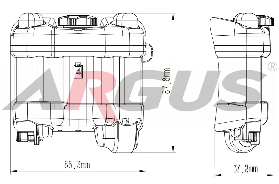 ARGUS UNIVERSAL STROBE BATTERY PACK(USBP)